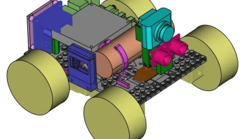 Робот с гибким шасси 2WD и 4WD 5