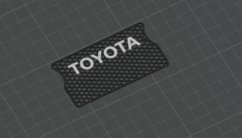 Модель 13 Бамбук - гриль Toyota 3D наборы............