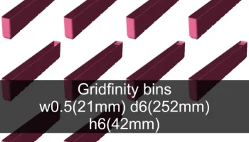 Коллекция чашек Gridfinity высота 6 (46 мм)... 8