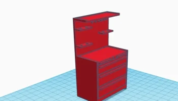 Столик для инструментов и полка - масштабные модели для диор