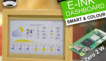 Создайте ЦВЕТНУЮ ПАНЕЛЬ E-INK - Погода | Календарь | Фотогра