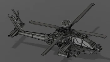 Модель AH-64D Apache Longbow в масштабе 1:50 4