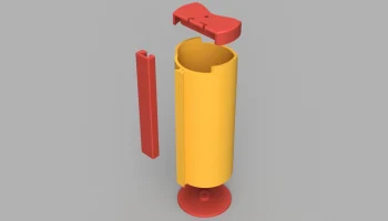 Candle mold 40x100 with a string lock 2