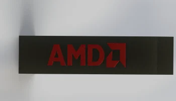 Логотип AMD 75 мм 1