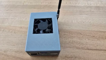 Корпус Orange Pi 5 Max с вентилятором и антенной... Корпус Orange Pi 5 Max с вентилятором и антенной...