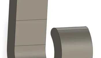 J-образный крючок, простое отверстие 3,5 мм.