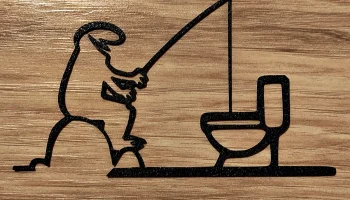 Забавная дверная вешалка "WC" - La Linea Balum 145......