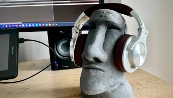 Подставка для наушников и декоративная скульптура Moai He... 4