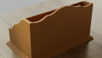 Классический настольный органайзер STL Модель для 3D-печа... 1