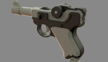 Брелок Luger P08 Parabellum Fidget 6