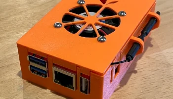 Корпус Orange Pi 3 LTS для 40-мм вентилятора...