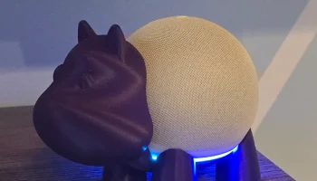 Подставка Echo Dot 4 Alexa Mount Hippo, НОВАЯ разделенная версия для облегчения печати 4