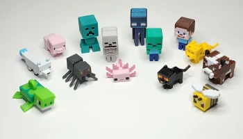 Мини-фигурка кота в стиле Minecraft, открытка/брелок...... 4