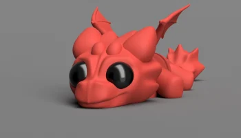 Baby Dragon - печать одним и несколькими материалами........ 3