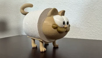 Запасной рулон туалетной бумаги для кошек, удобный для ко... 1