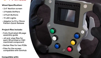 Руль Формулы 4 для SimHub