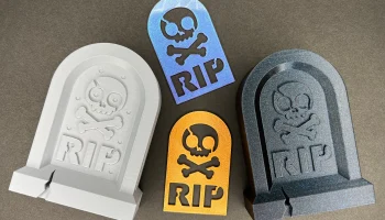 Подставка для карандашей RIP Gravestone + украшение на Хэ... 2