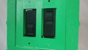 Двойной кулисный переключатель света (плоский переключате... 3