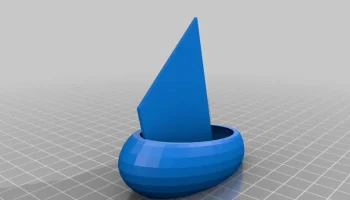 Дело №2: Парусник с ванной OpenSCAD