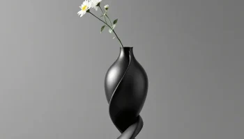 Vase Essence - минималистичный дизайн цветочного горшка.....