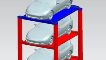 Штабелируемая стойка для модели автомобиля 1/18 7