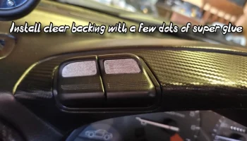 Лицевые панели кнопок Honda Del Sol (доп. л., круиз, разм... 1