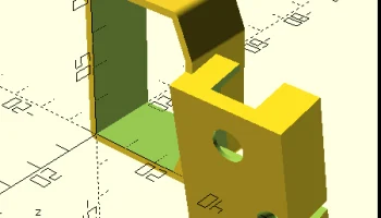 OpenSCAD - прикрепите ESP32cam к Anycubic Vyper 3