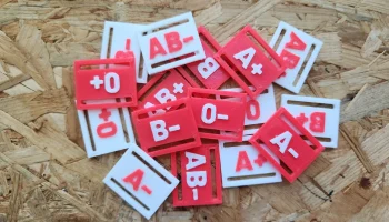 Бирка группы крови для ремня или ремня......