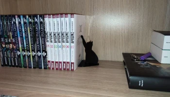 Силуэт Кота Подставка для Книги Минималистский... 1