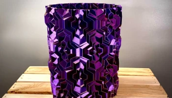Ваза с волнистой поверхностью Tetrahex... 1