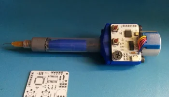 Моторизованный дозатор паяльной пасты для SMT с Arduino.....