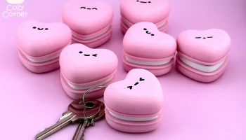 Брелок Clicky Heart Macaron 1