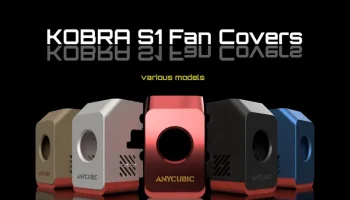 Крышка Hotend Anycubic Kobra S1 + канал вентилятора WIP О...