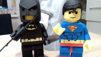 300% фигурка Супермена, похожая на LEGO... 5