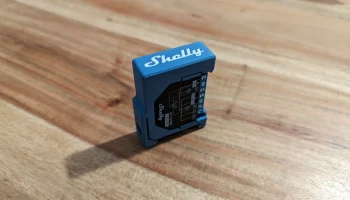 Shelly Plus Крепление на DIN-рейку 1