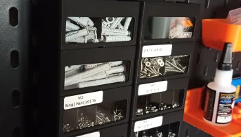 Корзина для оконной перегородки со стеклянной вставкой Gridf