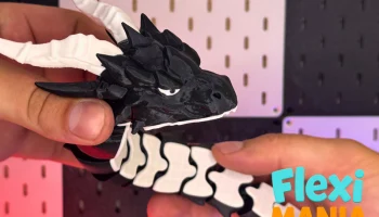 Flexi Dragon Шарнирная печать на месте 2