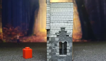 Средневековое здание в масштабе 1/87 (H0) 2