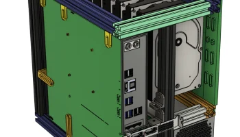 Минимальный NAS-накопитель mATX (9 жестких дисков) 2
