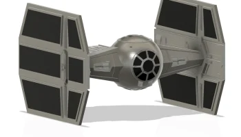 Darth Vader Tie Fighter (однонитевая печать) - лучшее раздел 1