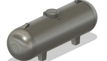 Бензобак для сжиженного газа - Масштаб 1:64......