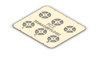 Шаблон маркировки разъемов FCS X2 5
