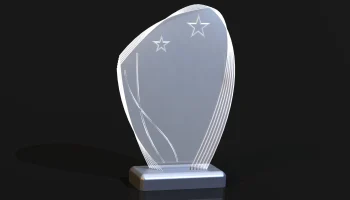 Прозрачный дизайн трофея 1