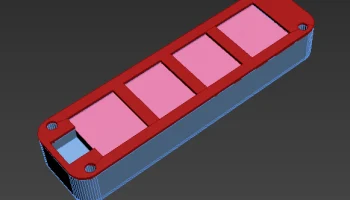 ESP32 dev + MAX7219 Корпус часов 4