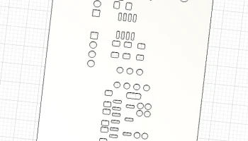 Трафарет для SMD пайки FakeTec v5 rev. Б