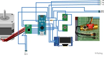 Плата управления K40 Arduino, расход, температура...........