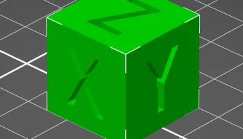 Калибровочный куб XYZ 20x20x20 мм Калибровочный куб XYZ 20x20x20 мм