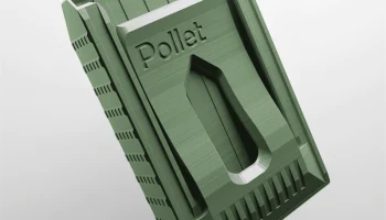 Pollet - прочный и тонкий кошелек, напечатанный на 3D-при.. 1
