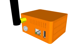 Корпус Orange Pi Zero с платой расширения USB и вентилято...