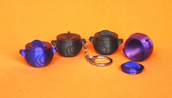 Тайник с волшебным котлом - крошечный горшок с секретами 2